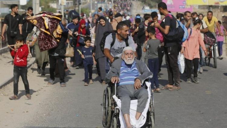 نزوح اهل شمال غزة الى الجنوب