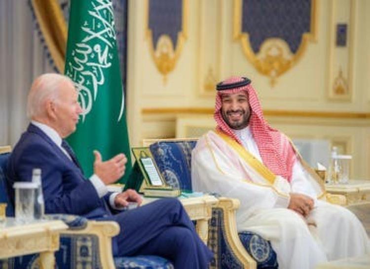 ولي عهد السعودية الأمير محمد بن سلمان والرئيس الأمريكي جو بايدن
