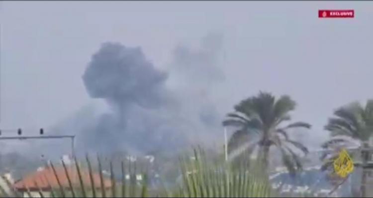 لحظة انفجار المغازي