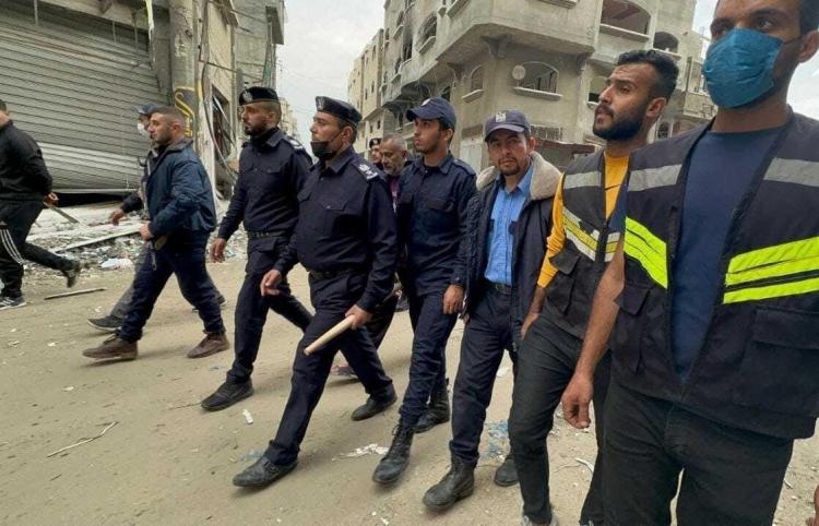 الشرطة في شمال غزة