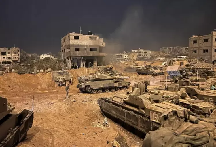 دبابات الاحتلال داخل قطاع غزة