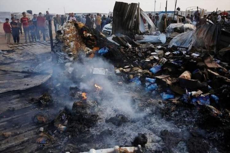 صورة من مجزرة رفح