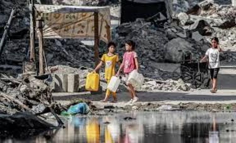 وباء شلل الاطفال في قطاع غزة