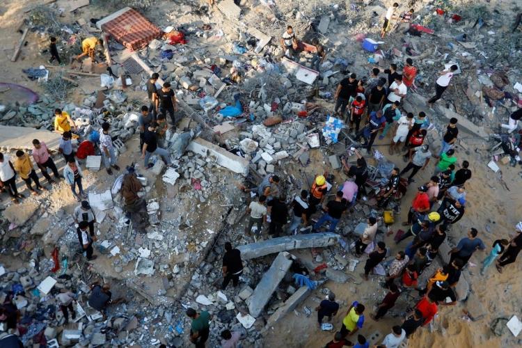 مواطنون في غزة خلال الحرب