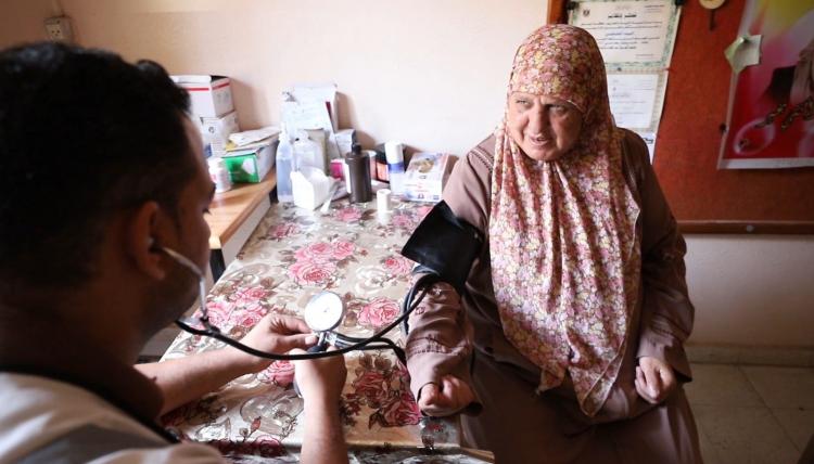 النقاط الطبية الميدانية التابعة لجمعية الهلال الأحمر