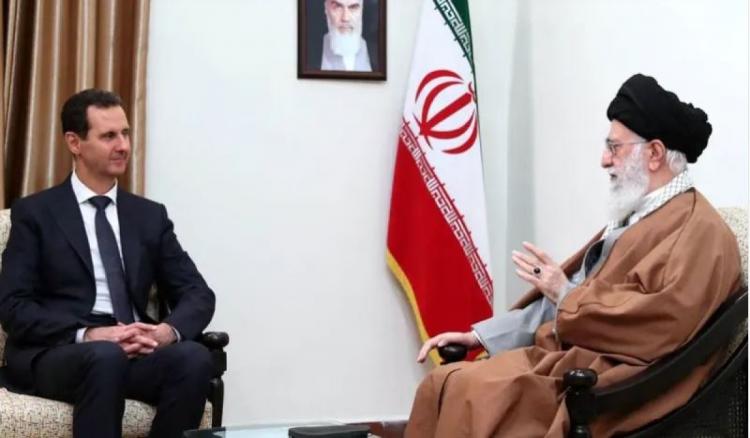المرشد الإيراني وبشار الأسد