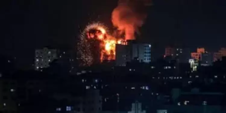 قصف إسرائيلي على غزة
