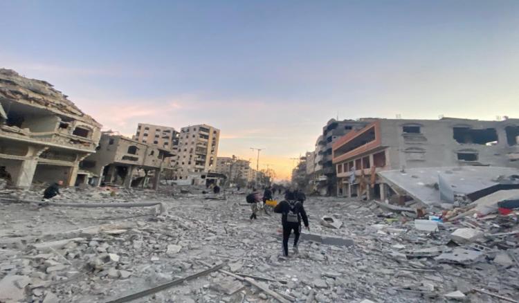 عودة النازحين إلى شمال غزة