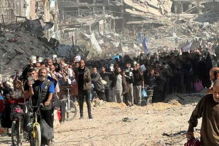 عودة النازحين إلى شمال غزة