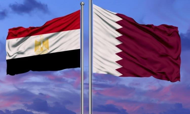 علم مصر وقطر