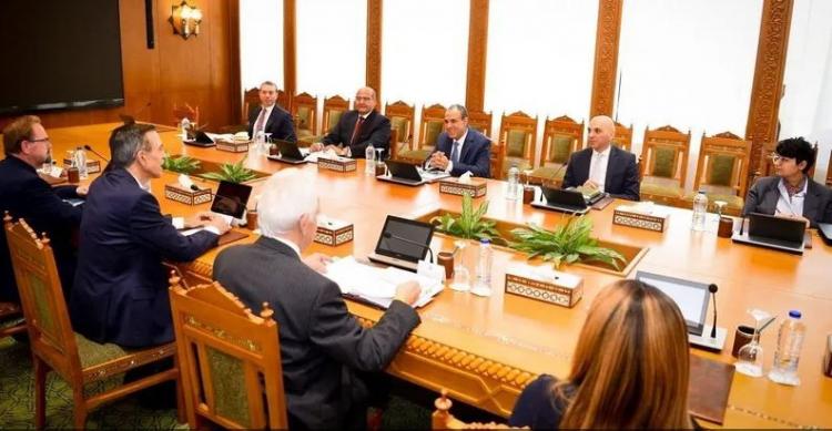 بدر عبد العاطي خلال لقائه وفدا من الكونغرس الأميركي