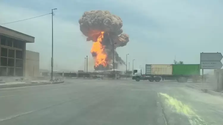 انفجار ميناء بندر عباس