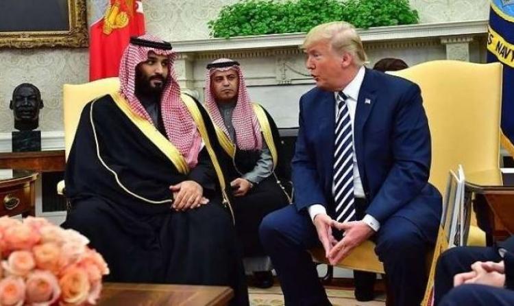 ترامب ومحمد بن سلمان في زيارة سابقة