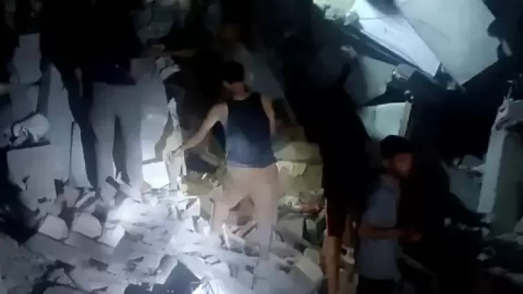 استهداف المنطقة الإنسانية