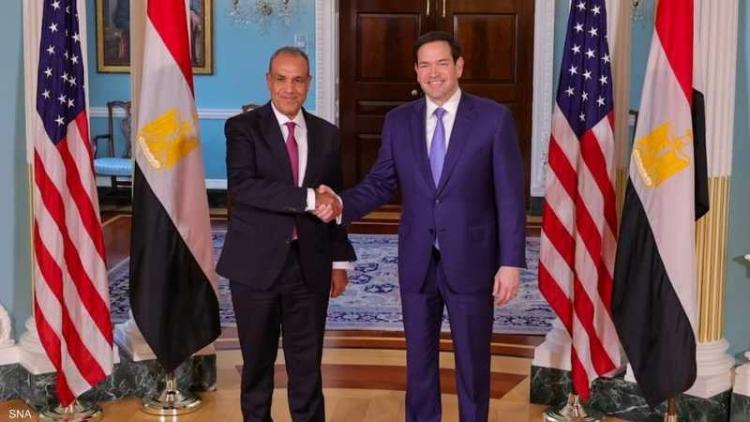 وزير الخارجية المصري ونظيره الأمريكي