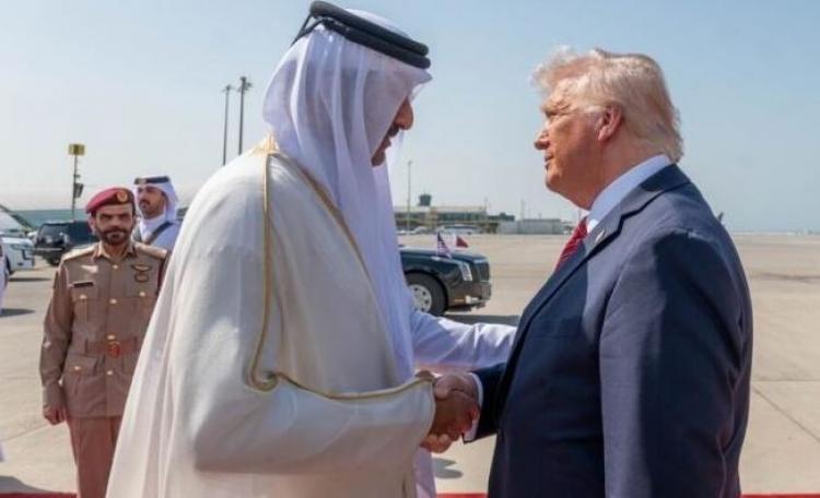 أمير قطر وترامب