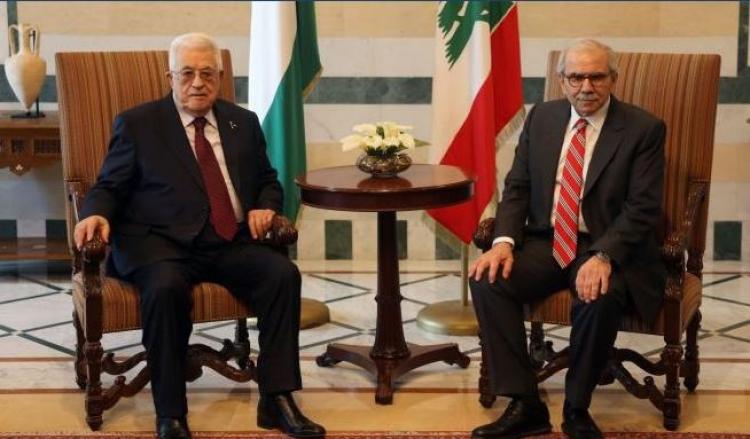 الرئيس عباس ورئيس الوزراء اللبناني