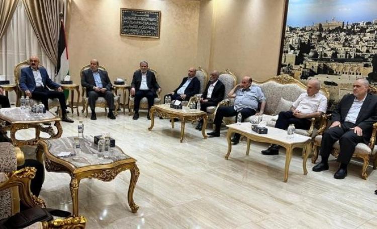 لقاء سابق لقيادات الفصائل في القاهرة