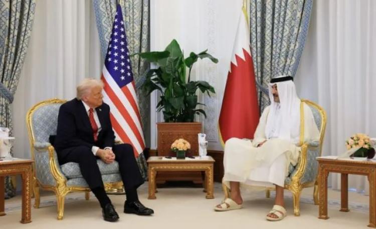 ترامب والأمير تميم
