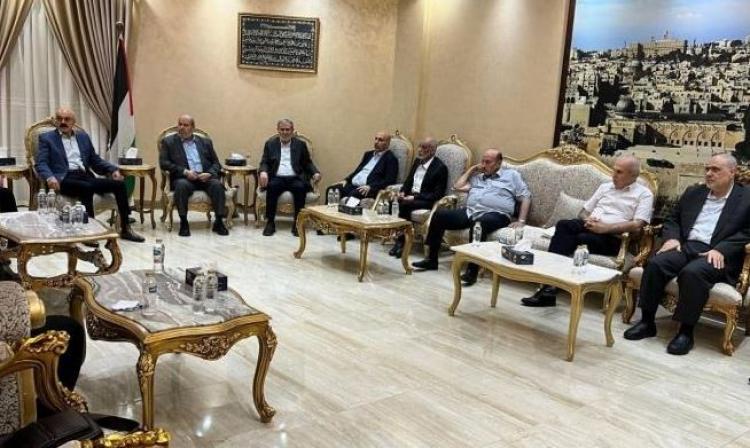 لقاء سابق لقيادات الفصائل في القاهرة