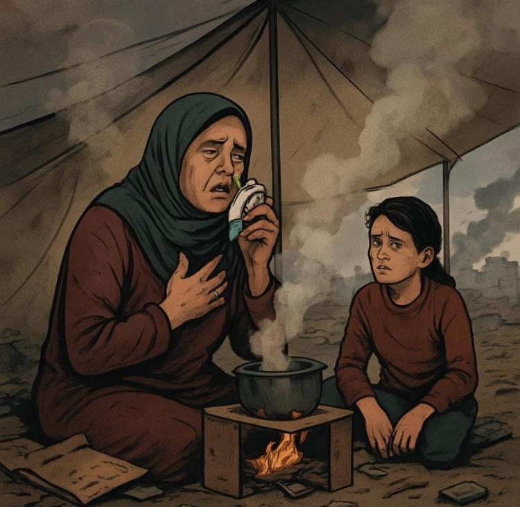 صورة توضيحية حول تلوث الهوء