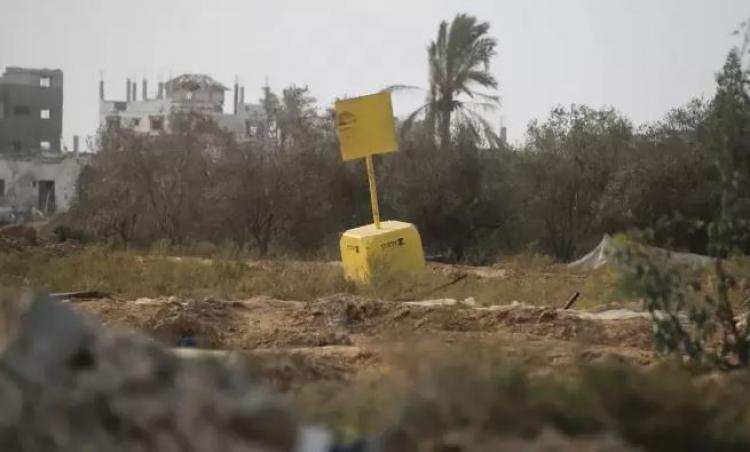 الخط الأصفر في غزة