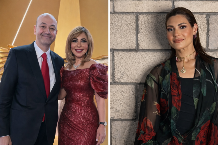 دينا طلعت وعمرو أديب ولميس الحديدي