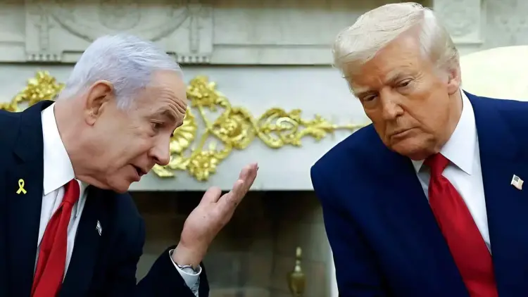 ترامب ونتنياهو خلال لقاء سابق في البيت الأبيض