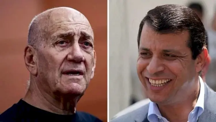 محمد دحلان أولمرت