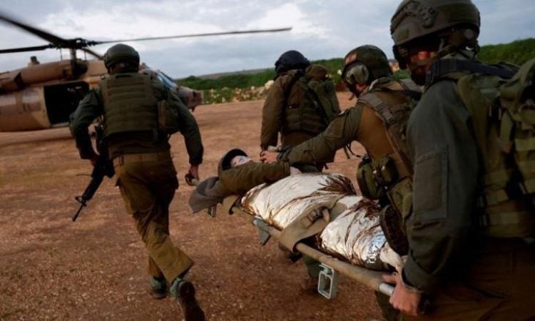 إصابة ضابط إسرائيلي شمال غزة