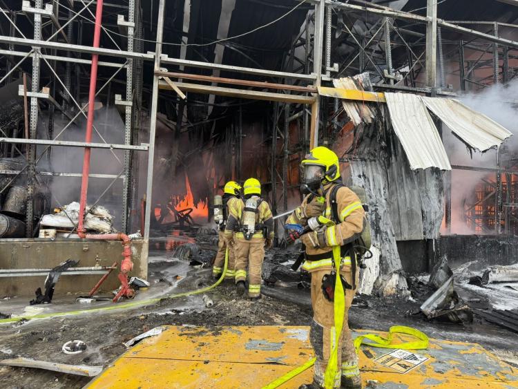 من مكان استهداف مصنع كيماويات في النقب