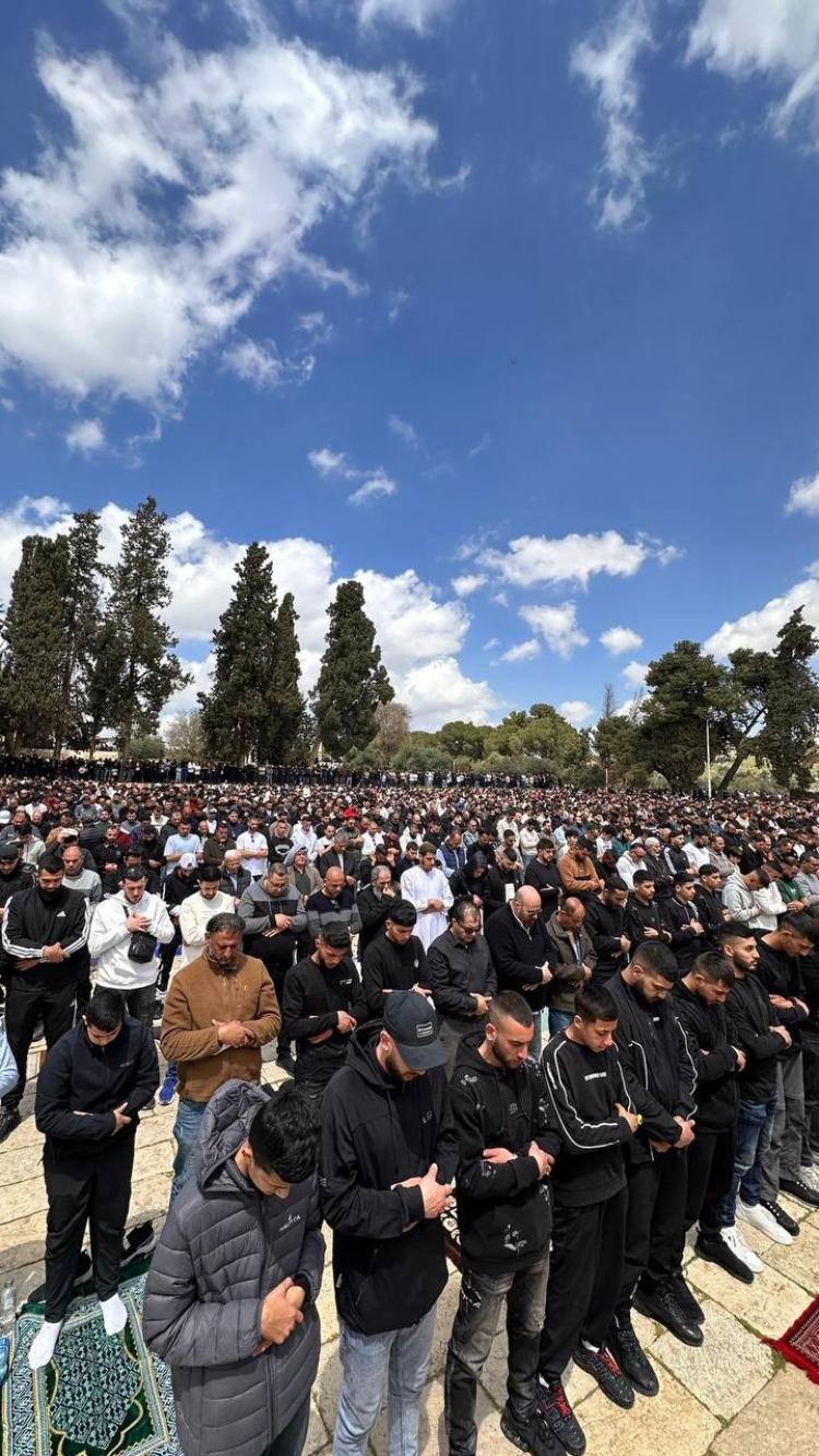 الصلاة في المسجد الأقصى اليوم الجمعة