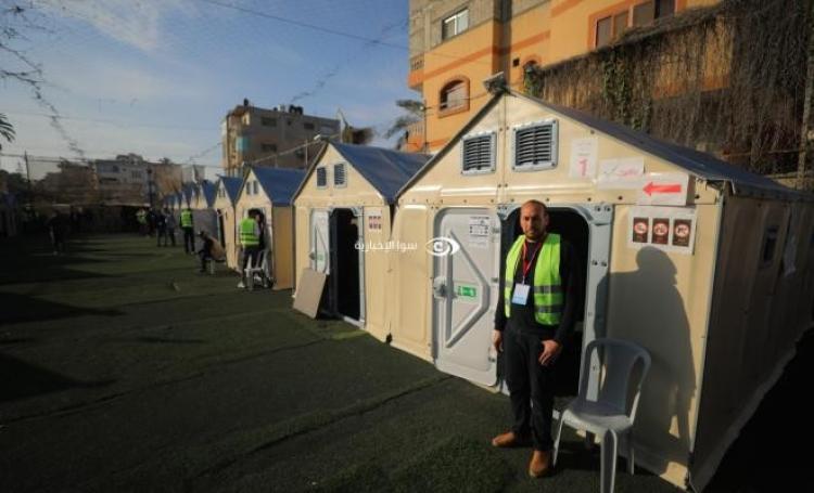 جانب من خيام الاقتراع