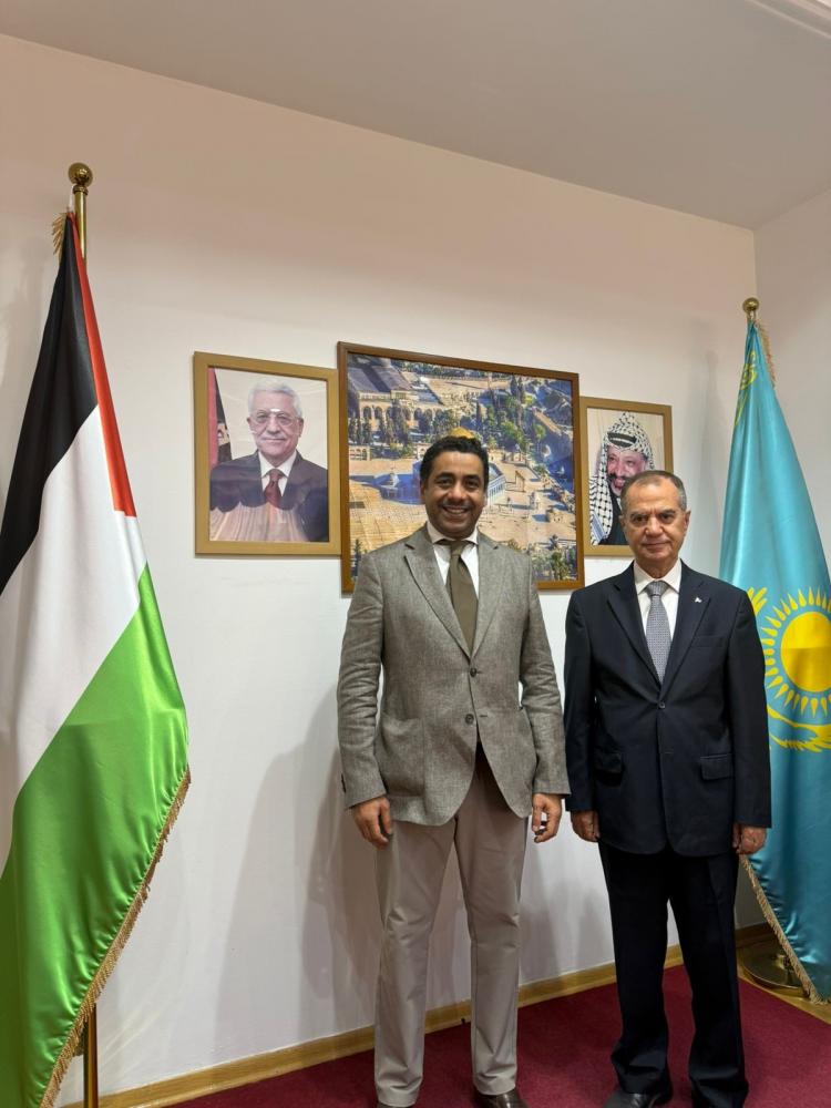 السفير منتصر ابوزيد مع نظيره الكويتي