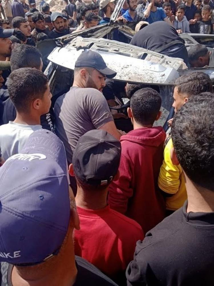 اغتيال مدير مباحث خانيونس ومرافقه في غارة استهدفت مركبة