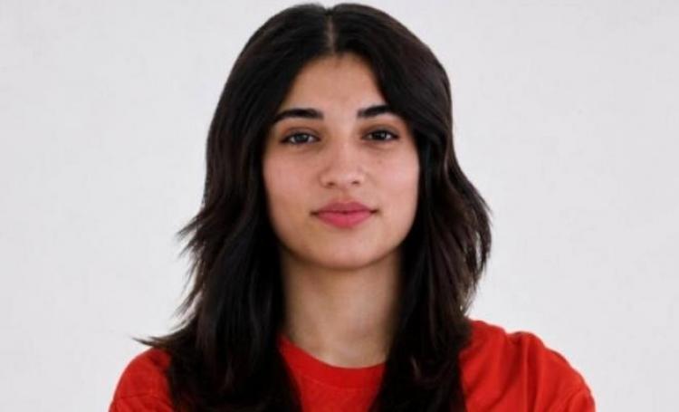 لاعبة منتخب فلسطين رند الحلواني