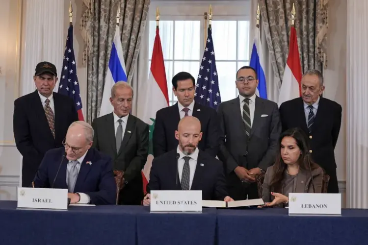 الوفدان اللبناني والإسرائيلي