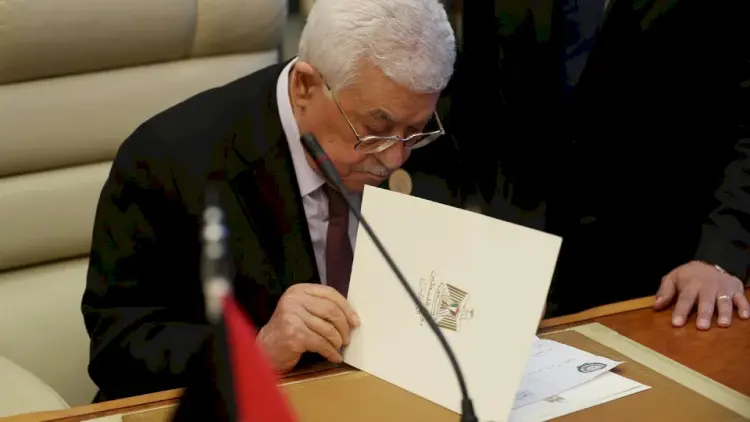 الرئيس الفلسطيني محمود عباس
