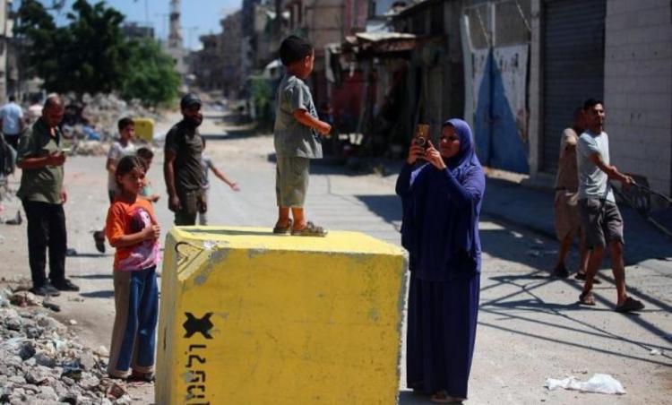 الخط الأصفر في غزة