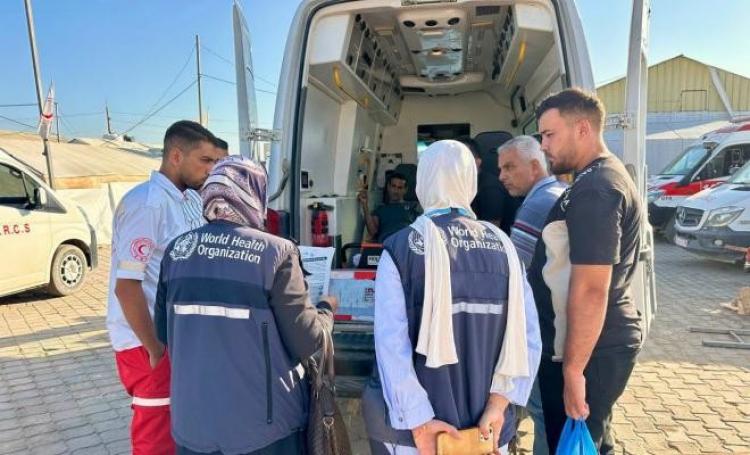 سفر المرضى من قطاع غزة عبر منظمة الصحة العالمية