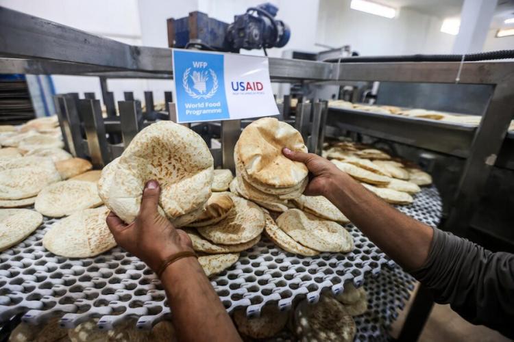 خبز مدعوم الغذاء العالمي