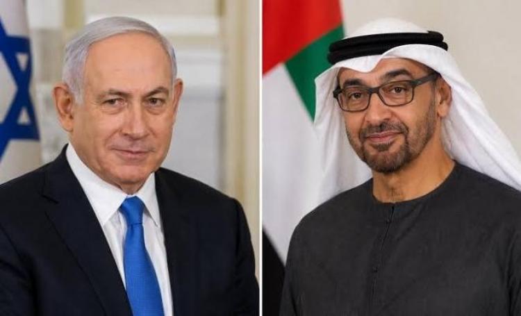محمد بن زايد وبنيامين نتنياهو