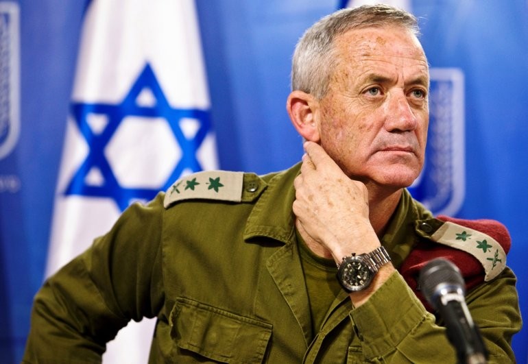 بيني غانتس وزير الجيش الإسرائيلي