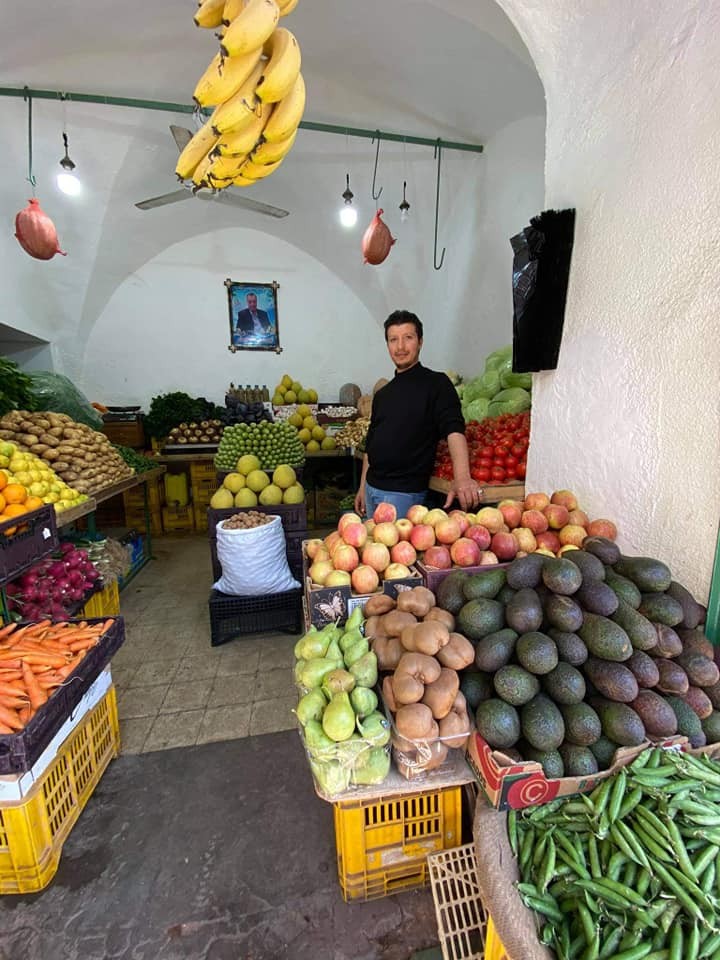 أجد المحلات الخضار والفواكه في مدينة غزة