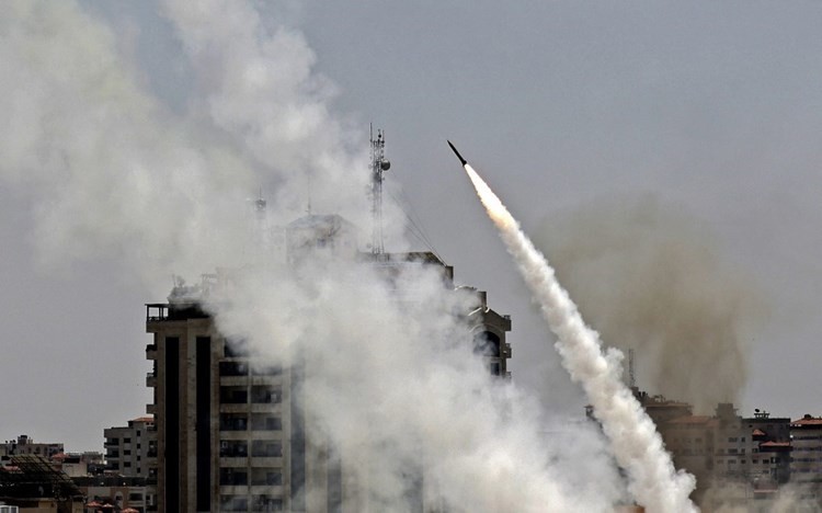 اطلاق صاروخ من غزة - ارشيفية