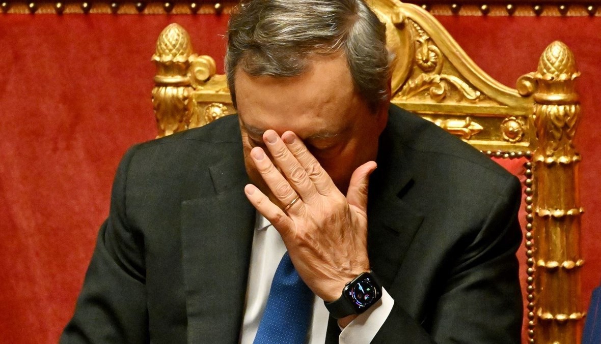 استقالة رئيس الوزراء الإيطالي ماريو دراغي