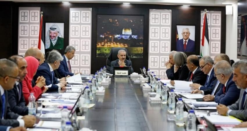 جلسة سابقة للحكومة الفلسطينية