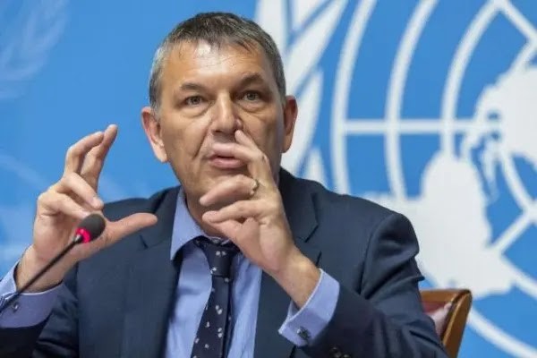 المفوض العام لوكالة الأمم المتحدة لإغاثة وتشغيل اللاجئين الفلسطينيين ( الأونروا ) فيليب لازاريني
