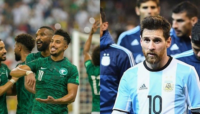 مباراة الأرجنتين والسعودية