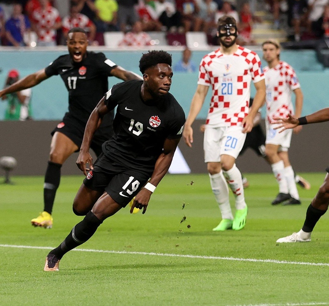 كندا تتقدم على كرواتيا بهدف في كأس العالم 2022